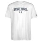 Under Armour Basketball T-shirts - Mens - White/steel