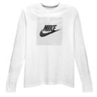 Nike Graphic Long Sleeve T-shirt - Mens - White/black
