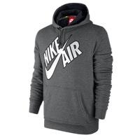 Nike Bb Air Pivot Po Hoodie - Mens - Charcoal/white