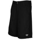Adidas Originals 3-stripes Clean Shorts - Mens - Black/mid Grey