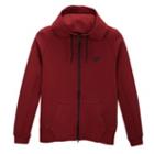 Nike Aw77 Tech Full Zip Fleece - Mens - Med Team Red Heather/team Red/black/black