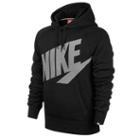 Nike Aw77 Fleece Hoodie Logo 26 Deg - Mens - Black/white
