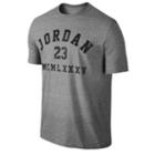 Jordan 23 Mcmlxxxv T-shirt - Mens - Dark Grey Heather/black