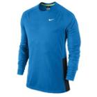 Nike Crossover L/s Top - Mens - Light Blue Lacquer/black/white