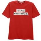 Nike Football Tape T-shirt - Mens - University Red/dark Grey Heather