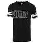 Puma Short Sleeve Varsity T-shirt - Mens - Black