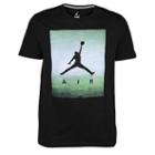 Jordan Fractal Fade T-shirt - Mens - Black/light Green Spark