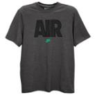 Nike Graphic T-shirt - Mens - Charcoal Heather/black/green