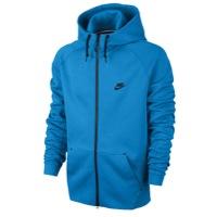Nike Aw77 Tech Full Zip Fleece - Mens - Lt Photo Blue/lt Photo Blue/black/black