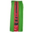 Nike Elite Stripe Shorts - Mens - Light Green Spark/white