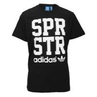 Adidas Originals Spr Str Graphic T-shirt - Mens - Black/white