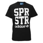 Adidas Originals Spr Str Graphic T-shirt - Mens - Black/white