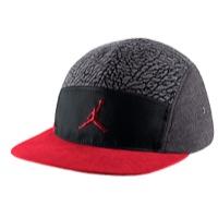 Jordan 5 Panel Elephant Cap - Adult - Black/gym Red