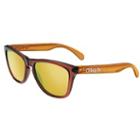 Oakley Frogskins Moto Sunglasses - Mens - Nitrous/24k Iridium
