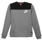 Nike Nsw Fb Fleece Crew - Mens - Dark Grey Heather