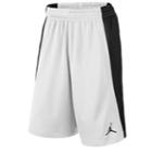 Jordan Baseline Shorts - Mens - White/black/black
