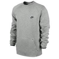 Nike Tech Fleece Crew - Mens - Dark Grey Heather/medium Grey/black