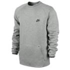 Nike Tech Fleece Crew - Mens - Dark Grey Heather/medium Grey/black