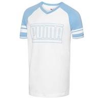 Puma Short Sleeve Varsity T-shirt - Mens - White