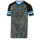 Puma Short Sleeve Varsity T-shirt - Mens - Black/little Boy Blue Print