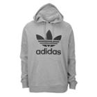 Adidas Originals Trefoil Hoodie - Mens - Core Heather/black