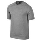Jordan All Around Short Sleeve Crew - Mens - Dark Grey Heather/black