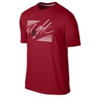 Jordan Flight Read T-shirt - Mens - Gym Red/black