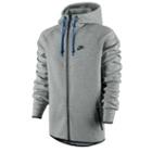 Nike Tech Fleece Windrunner - Mens - Dark Grey Heather/medium Grey/hyper Cobalt