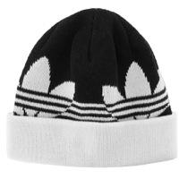 Adidas Originals Switch Stripe Fold Beanie - Mens - Black/white