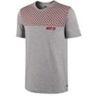 Nike Sb Dri-fit Polka Dot T-shirt - Mens - Dk Grey Heather/gym Red