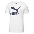 Puma #1 Logo T-shirt - Mens - White/pinstripe Fill
