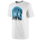 Nike Evolution T-shirt - Mens - White/blue Lagoon