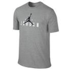 Jordan Aj Branded T-shirt - Mens - Dark Grey Heather/black