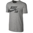 Nike Sb Dri-fit Icon Logo T-shirt - Mens - Dk Grey Heather/anthracite