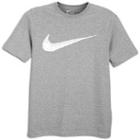 Nike Hangtag Swoosh S/s T-shirt - Mens - Dark Grey Heather