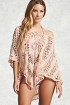 Forever21 Open Crochet Swim Cover-up