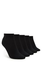 Forever21 Women's  Black Classic Ankle Sock Set