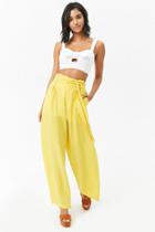 Forever21 Wide-leg Paperbag Waist Pants