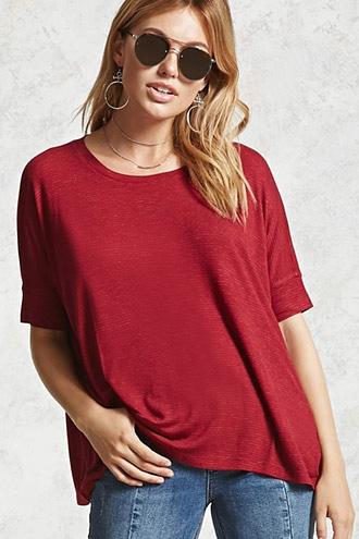 Forever21 Striped Dolman Tee