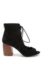 Forever21 Qupid Faux Suede Booties
