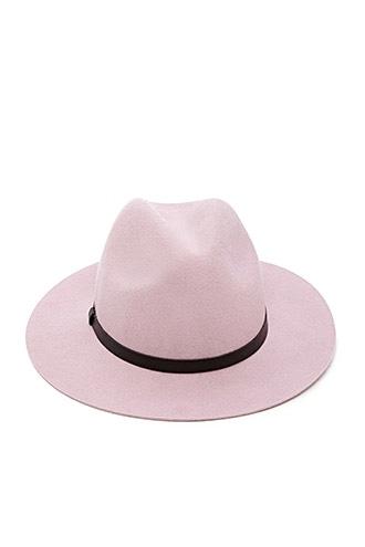 Forever21 Women's  Banded Wool Fedora