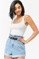 Forever21 Ribbed Scalloped Tank Top