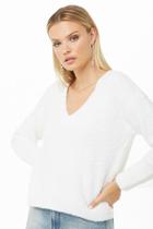Forever21 Plush Ribbed-trim Sweater
