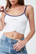Forever21 Paraiso Graphic Cropped Cami