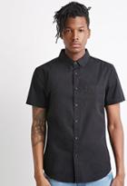 Forever21 Button-collar Shirt