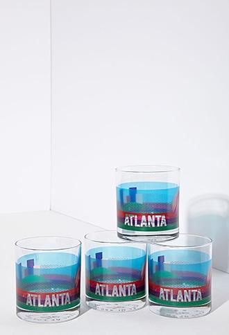 Forever21 Sisters Of Los Angeles Atlanta Rocks Glasses Set