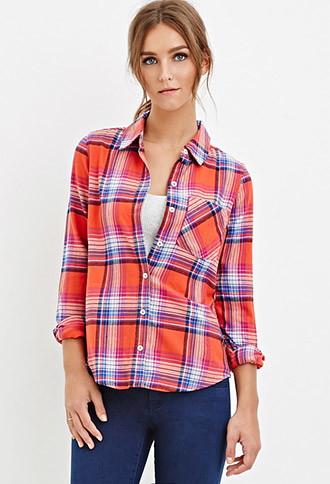 Forever21 Tartan Flannel Shirt