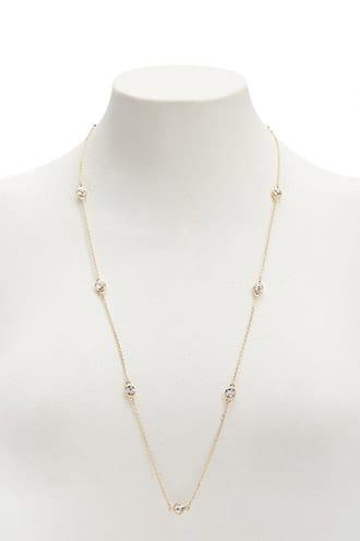 Forever21 Chain-link Cz Necklace