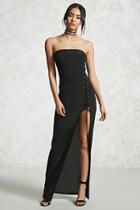 Forever21 Lace-up Grommet Maxi Dress