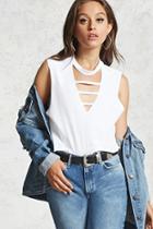 Forever21 Ladder Cutout Tee